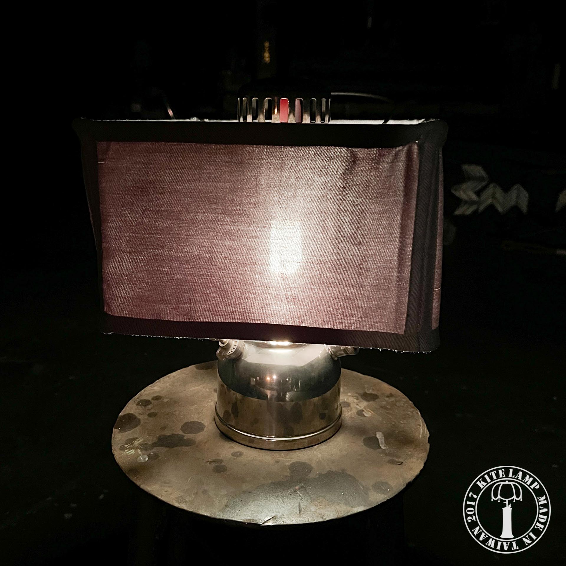 Military Green Square Lampshade (100mm) - Image 2